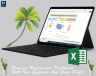 Business performance dashboard with new customers and gross profit