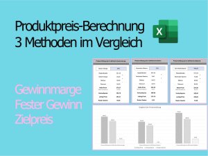 Product Pricing | Produktpreis-Berechnung | Berechnungsmodell für Verkaufspreise | Excel Vorlage