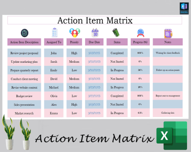 Action Item Matrix
