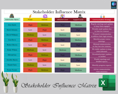 Stakeholder Influence Matrix