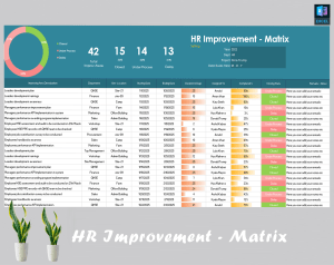 HR Improvement Matrix Template