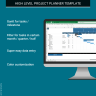 Filterable Excel Gantt Chart Template - Pro Version