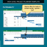 Filterable Excel Gantt Chart Template - Pro Version