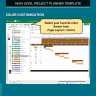 Filterable Excel Gantt Chart Template - Pro Version