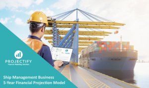 Ship Management Business 5-Year 3 Statement Financial Projection Model