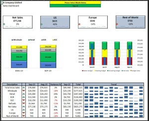 Dynamic Sales / Revenue Dashboard