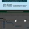 Hourly Planner Gantt Chart Excel Template, Project Management Excel Spreadsheet Template, Daily Schedule By Hour