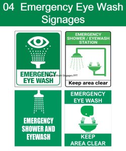 04 Eye Wash Singages