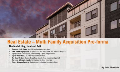Real Estate - Multi Family Property Acquisition Model