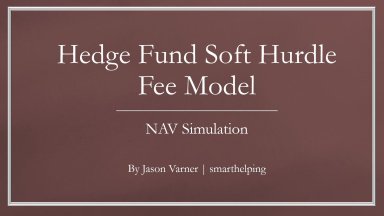 Hedge Fund Simulation Model