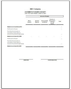 Financial Statement Templates