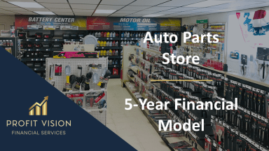Auto Parts Store – 5 Year Financial Model