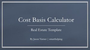 Adjusted Cost Basis Helper