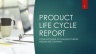 PRODUCT LIFE CYCLE ANALYSIS REOIRT