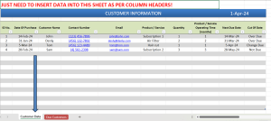 Customers Sales Log & Follow-up Tracker - Enhances your Sales!