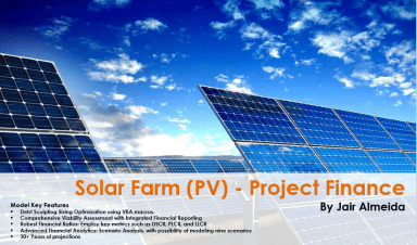 Solar Farm (PV) - Project Finance