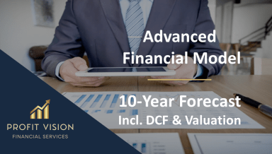 Advanced Financial Model with DCF & Valuation