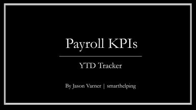 Payroll KPI Tracker