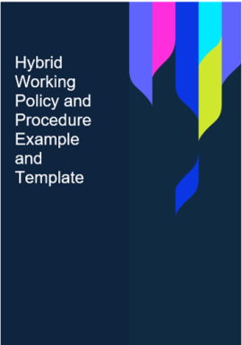 Hybrid Working Policy and Procedure Example and Template