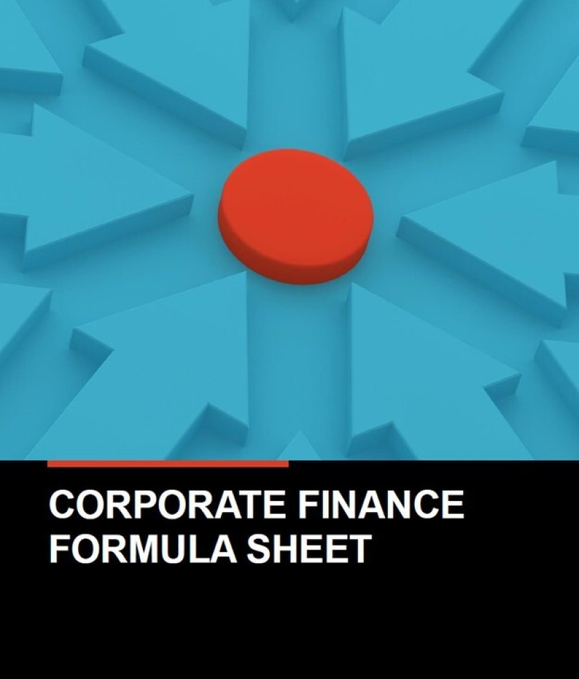 Corporate Finance Formulas - Eloquens