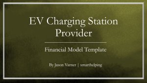EV Charging Station Scaling Model Excel Template with Integrated 3-Statement Financial Analysis