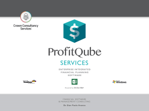 ProfitQube™ Services - Enterprise Integrated Financial Planning for delivering Services (Excel/VBA, release 1.2.18)