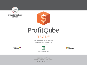 ProfitQube™ Trade - Enterprise Integrated Financial Planning for Trade Goods and Services (Excel/VBA, release 1.2.18)