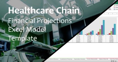 Healthcare Chain Financial Projections Excel Model Template