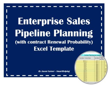 Enterprise Sales Pipeline Planning Spreadsheet - With Contract Renewal Probability