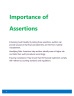 AUSIT ASSERTIONS