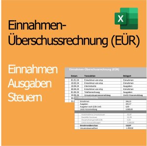 Profit determination for tax filing in Germany | Einnahmen-Überschussrechnung - EÜR - Gewinnermittlung