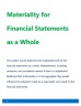 AUDIT MATERIALITY