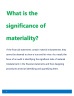 AUDIT MATERIALITY