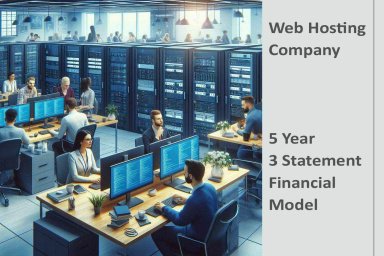 Web Hosting Company Financial Model 3 Statement