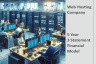 Web Hosting Company Financial Model 3 Statement