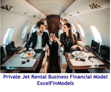 Private Aircraft Rental Business 3-Statement Financial Forecast Model (Pro version)