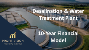 Desalination & Water Treatment Plant – 10 Year Financial Model