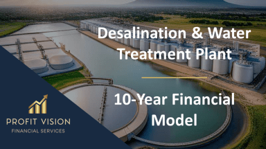 Desalination & Water Treatment Plant – 10 Year Financial Model