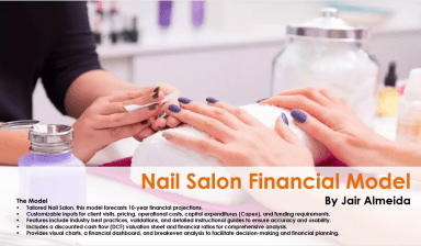 Nail Salon Financial Model