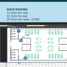 Seat Booking with Interactive Floor Plan Excel Template, Office Space Reservation, Space Management, Seat Highlighting