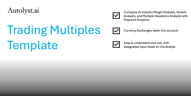 Trading Multiples / Comparables Template