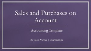 3-Statement Modeling - Sales on Account and Inventory Forecasting