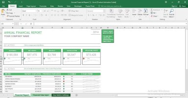 Annual Financial Report Template :Effortless financial reporting
