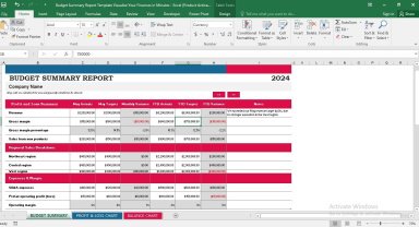 Budget Summary Report Template: Visualize Your Finances in Minutes