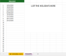 Working Days Calculator for Project Management