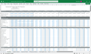 Construction Project Finance Model