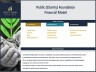 Public (Charity) Foundation Financial Model - 5 Year Forecast