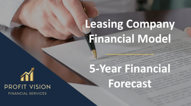 Leasing Company Financial Model – 5 Year Forecast