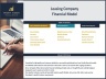 Leasing Company Financial Model – 5 Year Forecast