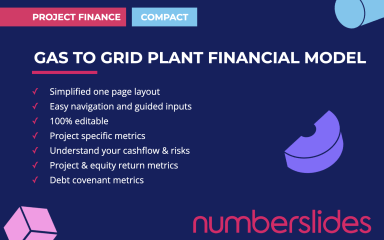 Biomethane to Grid Financial Model Template - one page model